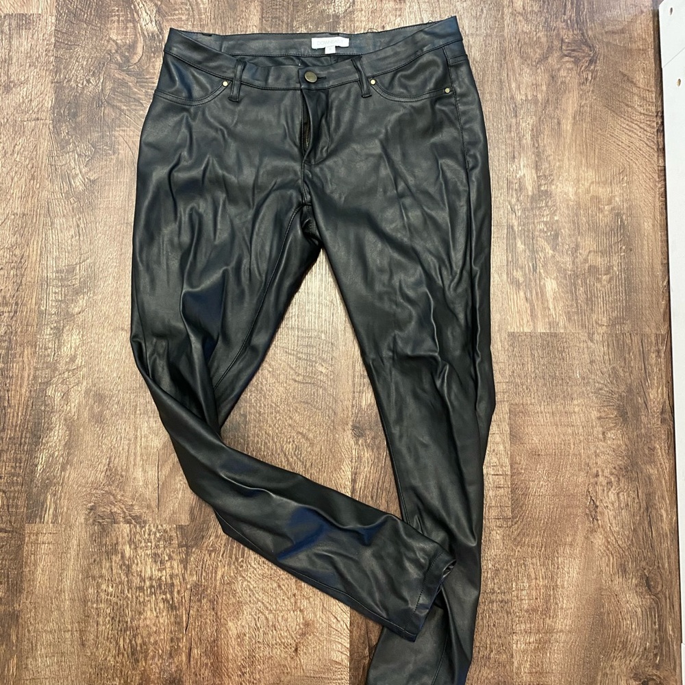 DownEast Faux leather pants